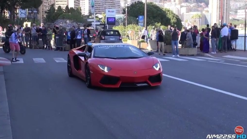 Μία Lamborghini Aventador... τρελαίνει το Μονακό (vid)
