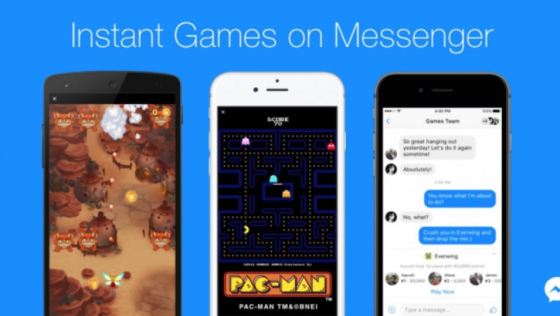 To Facebook φέρνει κλασικά παιχνίδια στο Messenger! (vid)