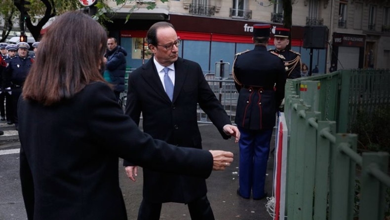 Παρίσι, ένας χρόνος μετά την φρίκη: Ο Ολάντ κηρύττει την έναρξη των εκδηλώσεων μνήμης