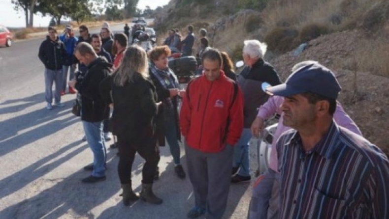 Στην Χίο «αγανακτισμένοι κάτοικοι» εμπόδισαν το κέντρο παραβατικών μεταναστών (vid)