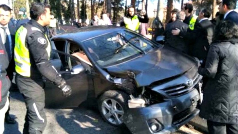 Νέο ατύχημα στην αυτοκινητοπομπή του Ερντογάν
