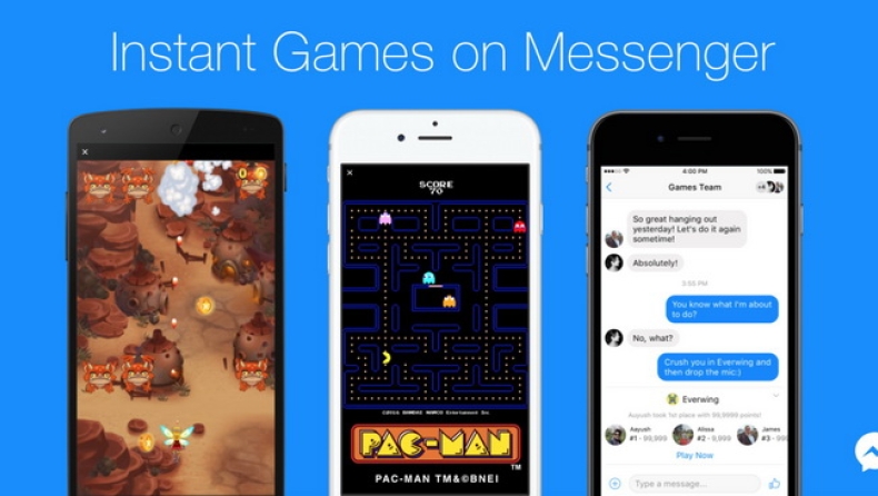 Facebook Instant Games σε Μessenger και News Feed