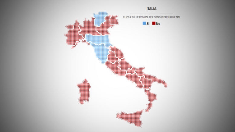 Ο χάρτης του ΟΧΙ στην Ιταλία (pic)