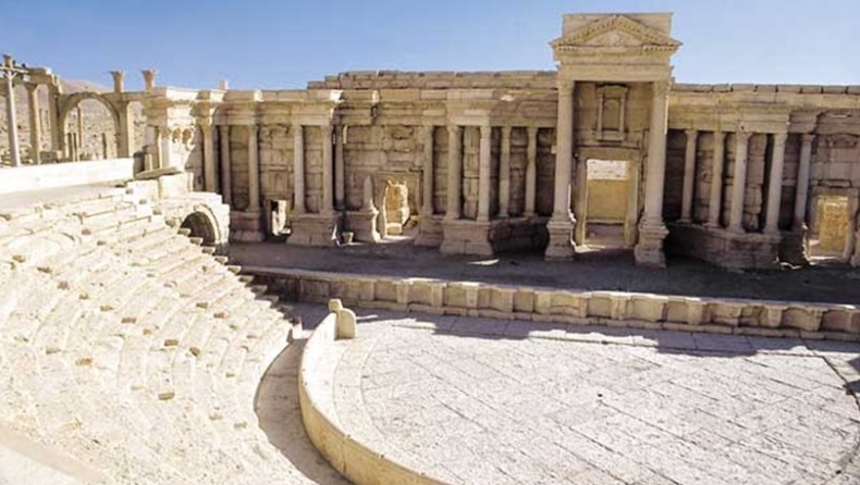 Oι τζιχαντιστές κατέστρεψαν μέρος του ρωμαϊκού θεάτρου στην Παλμύρα