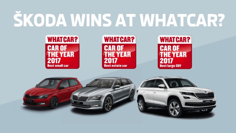 Σάρωσε η Skoda στα βραβεία «Best Cars 2017»