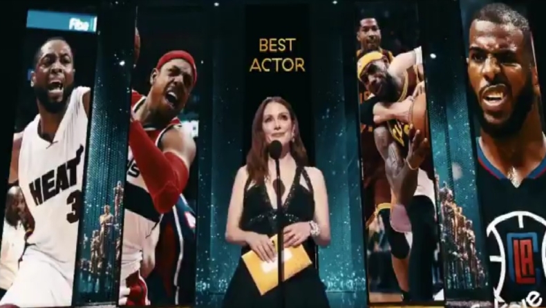 «And the Oscar goes to... Lebron James» (vid)
