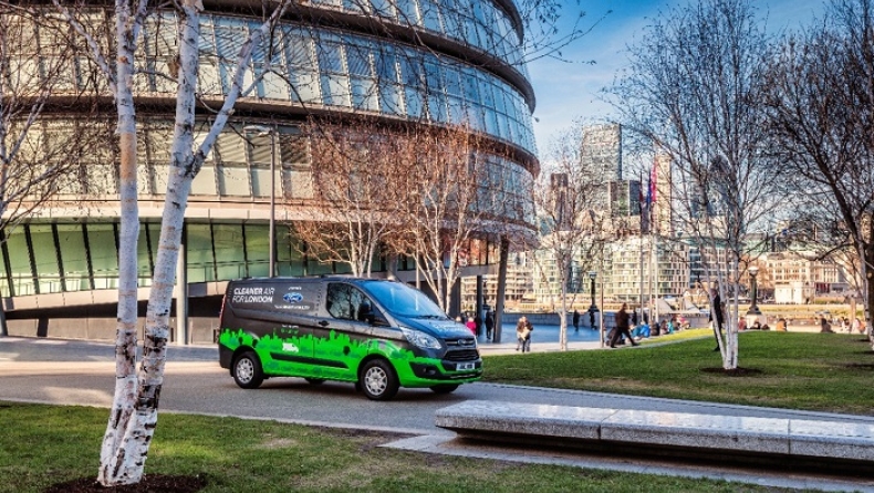 Το Λονδίνο δοκιμάζει νέα plug-in υβριδικά Ford Custom