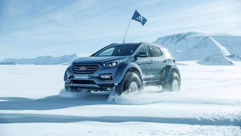 Hyundai Santa Fe, ο κατακτητής της Ανταρκτικής