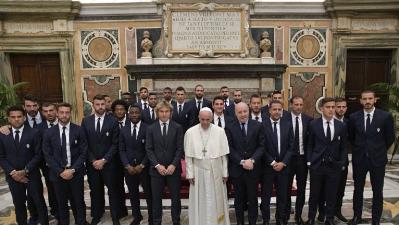 Με την ευλογία του Πάπα στον τελικό του Copa Italia Γιουβέντους και Λάτσιο! (pics)