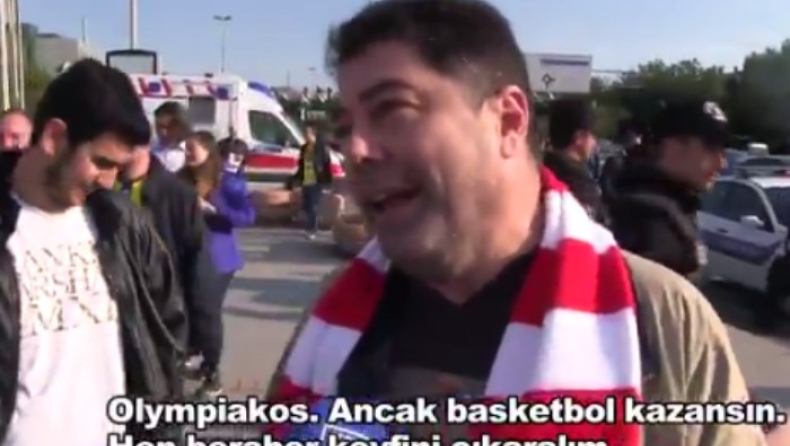 Φίλοι του Ολυμπιακού μιλούν στην τουρκική τηλεόραση πριν από τον τελικό! (vid)