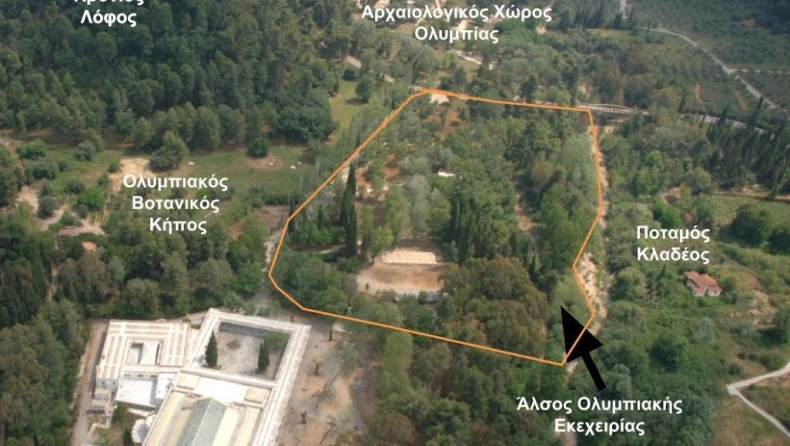 Το «Άλσος της Ολυμπιακής Εκεχειρίας» στην Αρχαία Ολυμπία