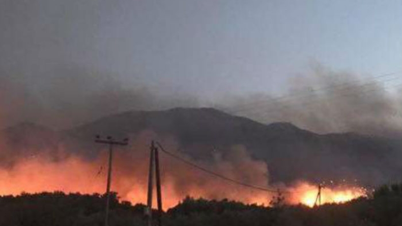 Τρεις μέρες καίει η πυρκαγιά στην ανατολική Μάνη (pics)