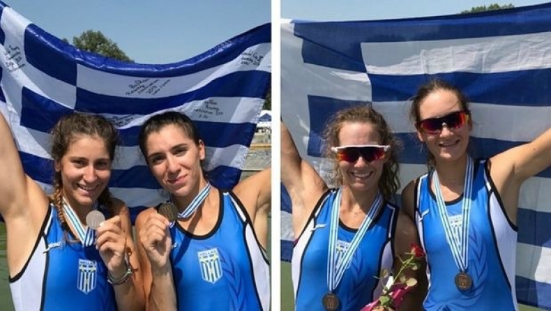 Δύο χάλκινα μετάλλια στην κωπηλασία για την Ελλάδα