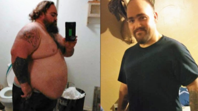 Ο άνδρας που έχασε 90 κιλά για να πάει στον στρατό (pics)