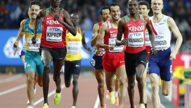 Σάρωσε η Κένυα στα 1.500μ. με Μανάνγκοϊ και Τσερουιγιότ