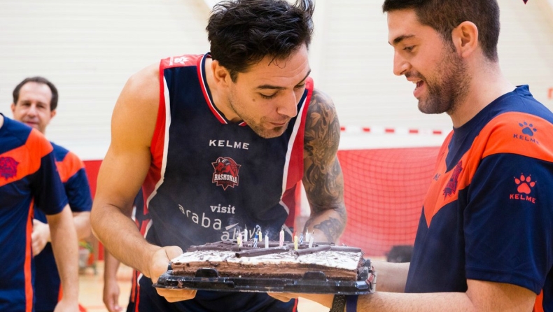 Η τούρτα γενεθλίων της Μπασκόνια στον Nτελφίνο (pics)