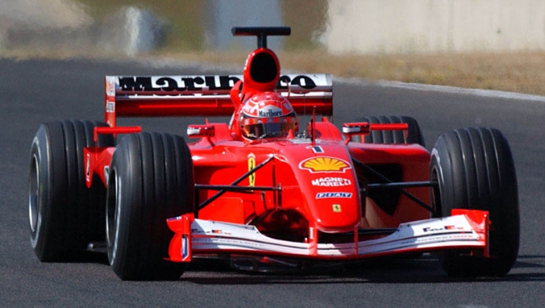 Πωλείται η Ferrari F2001 του Σουμάχερ (pics)