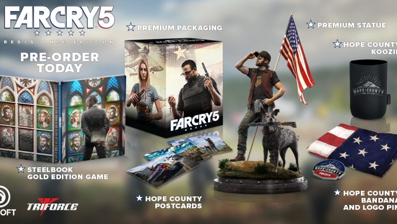 Ανακοινώθηκε η Far Cry 5 Resistance Edition