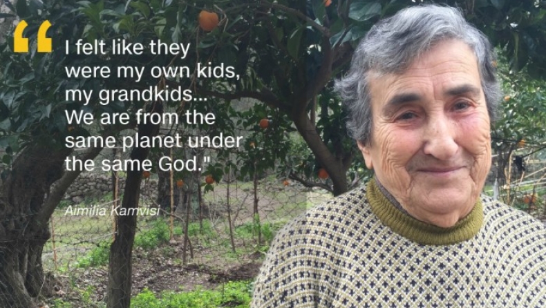 Η «γιαγιά της Λέσβου» και ο ψαράς Στρατής που βοήθησαν χιλιάδες πρόσφυγες τιμήθηκαν