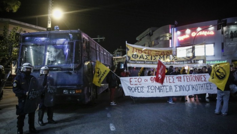 Αντιφασιστικές συγκεντρώσεις στο Νέο Ηράκλειο (pics)