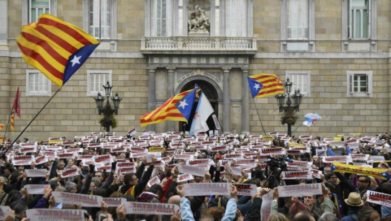 Βρυξέλλες: Χιλιάδες διαδηλωτές υπέρ της Καταλονίας