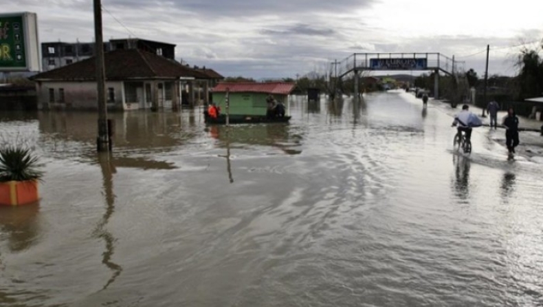 Καταστροφικές πλημμύρες σε Αλβανία και ΠΓΔΜ