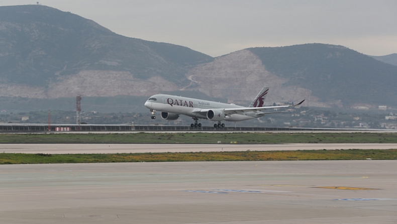 Για πρώτη φορά στην Ελλάδα το νέο Airbus A350 της Qatar