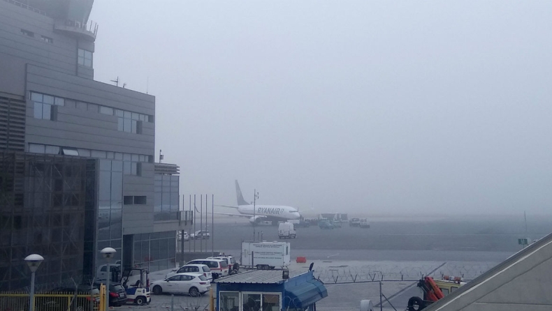 Ταλαιπωρία και σήμερα λόγω ομίχλης στο αεροδρόμιο Μακεδονία