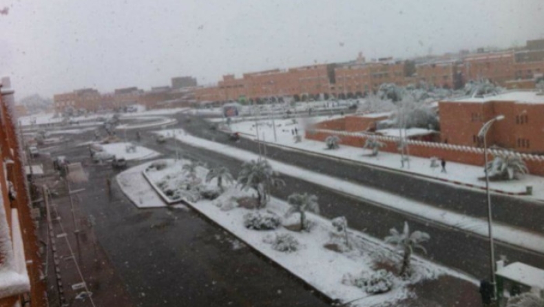 «Το έστρωσε» στο Μαρόκο μετά από πρωτοφανείς χιονοπτώσεις (pics & vids)