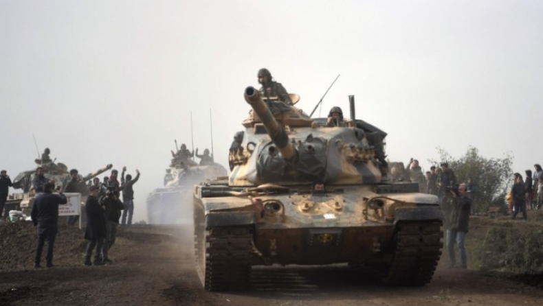 H Tουρκία συνεχίζει τον βομβαρδισμό και την εισβολή στην κουρδική Αφρίν