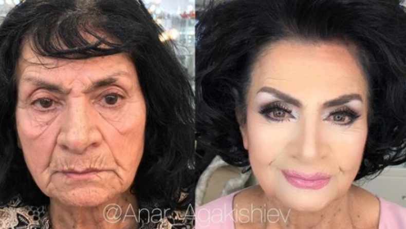 Ένας make up artist μεταμορφώνει ηλικιωμένες! (pics)