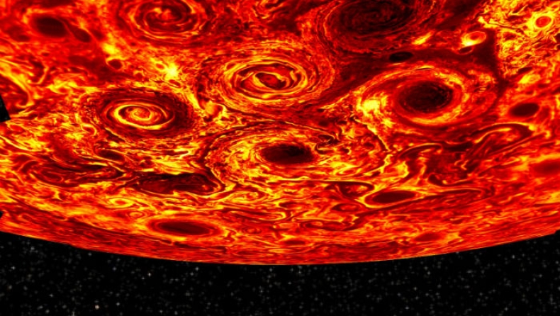 Νέες αποκαλύψεις από το σκάφος Juno για τα βάθη του Δία