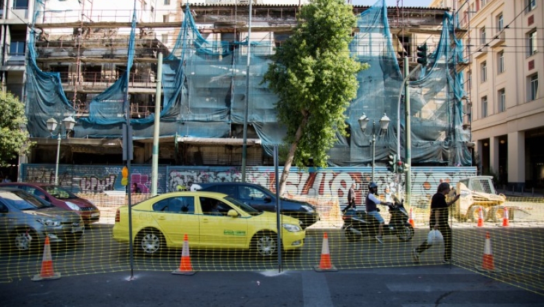 Κυκλοφοριακές ρυθμίσεις στη Σταδίου λόγω εκτέλεσης εργασιών