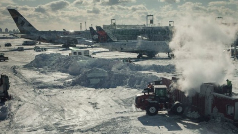 Έκλεισε λόγω κακοκαιρίας το αεροδρόμιο JFK της Νέας Υόρκης