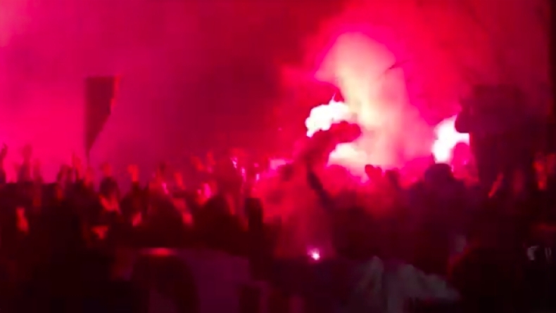 Χαμός στο ξενοδοχείο της Παρί με τους Ultras (vid)