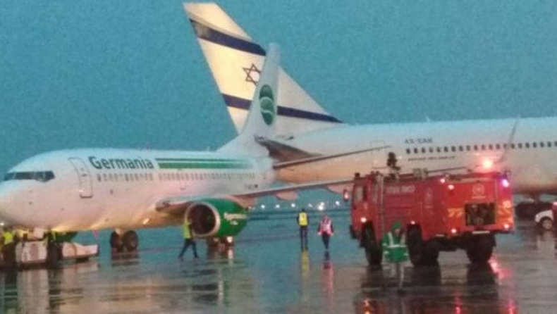 Ισραηλινά αεροσκάφη «τράκαραν» στο έδαφος (vid)