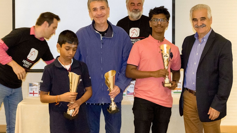 Πέντε διεθνείς τίτλοι από 5 σκακιστές στο Ηράκλειο