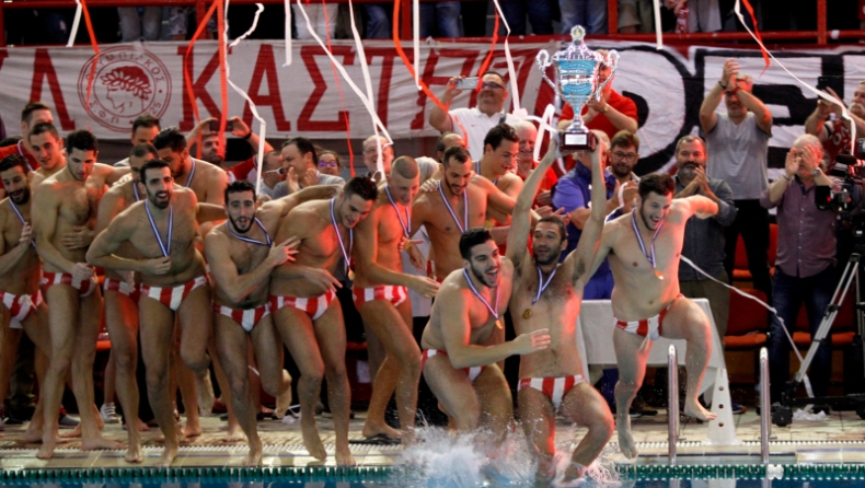 ΠΑΕ Ολυμπιακός: Συγχαρητήρια στην ομάδα πόλο