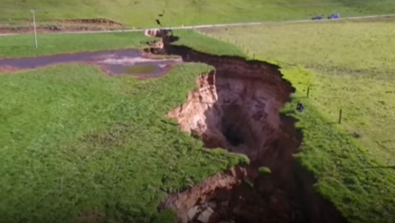 Το τεράστιο ρήγμα στη Νέα Ζηλανδία αποκάλυψε ηφαίστειο ηλικίας 60.000 ετών (vid)