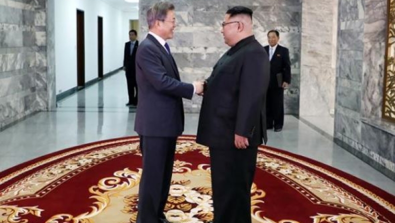 Συναντήθηκαν εκ νέου οι ηγέτες της Βόρειας και της Νότιας Κορέας (pics)