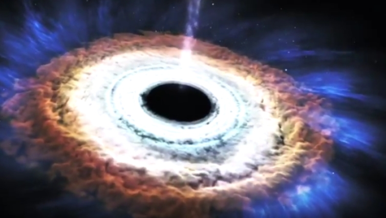 Τεράστια μαύρη τρύπα «καταπίνει» αστέρι και καταγράφεται για πρώτη φορά στα χρονικά (pic & vid)