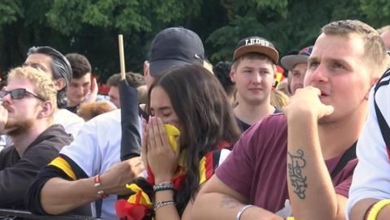 Γερμανίδες κλαίνε με λυγμούς για το κάζο της εθνικής τους! (vid)