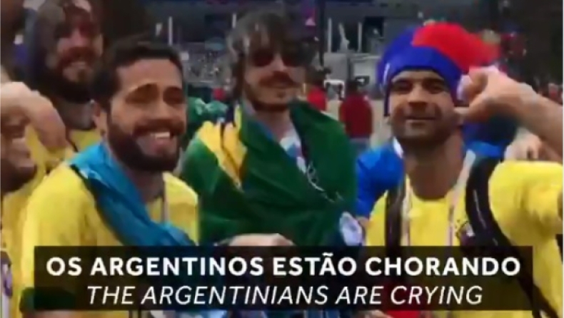 Οι Βραζιλιάνοι αποχαιρετούν με το Bella Ciao την Αργεντινή! (vid)