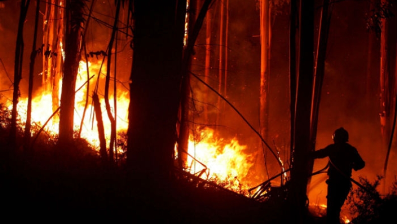 Συνεχίζεται η μάχη με τις φλόγες στη Σπίνα Χανίων (pics)
