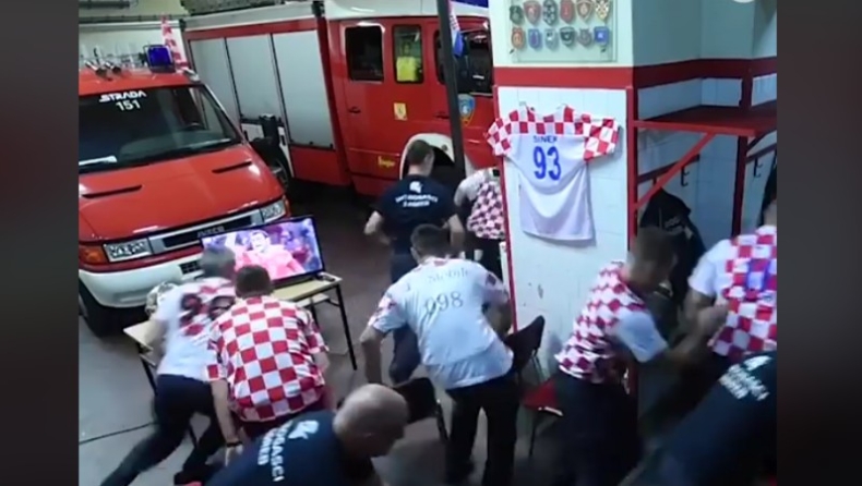 Οταν οι Κροάτες πυροσβέστες έχασαν την πρόκριση με τη Ρωσία για να σώσουν ζωές (vid)