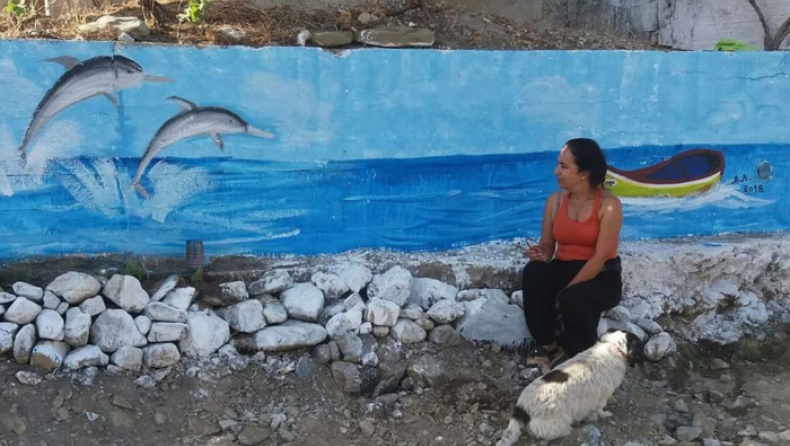 Μία γυναίκα μετατρέπει σε έργα τέχνης ερειπωμένα κτίρια σε χωριά του Ηρακλείου (pics)