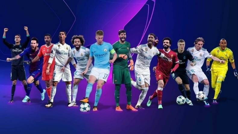 Οι υποψήφιοι κορυφαίοι του Champions League 2017-'18