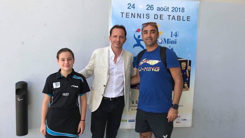 Επιτυχία για την Γκαϊντατζή η 9η θέση στο Euro Mini Table Tennis Champs