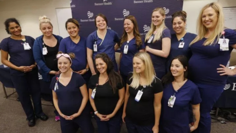 Σε νοσοκομείο της Αριζόνας 16 νοσηλεύτριες της ΜΕΘ έμειναν σχεδόν ταυτόχρονα έγκυες