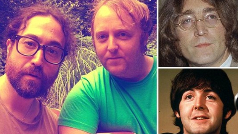 Οι γιοι των John Lennon και Paul McCartney βγάζουν selfie και είναι ίδιοι με τους μπαμπάδες τους (pics)